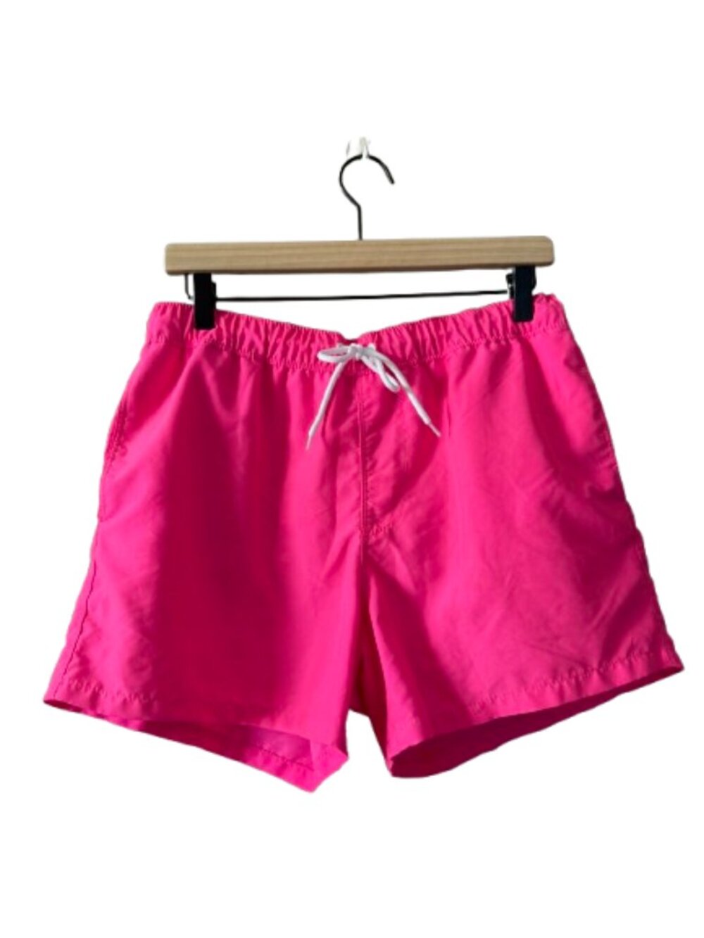 Men's M ASOS Design Neon Pink Swim Shorts